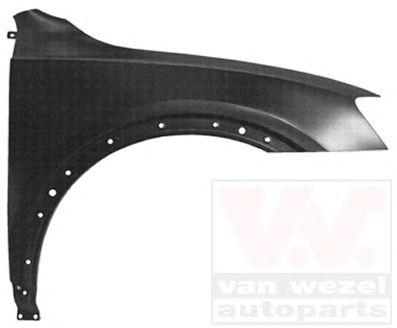 VAN WEZEL 0370658 -  KOTFLUEGEL VO. RE. AUDI Q3 (8U)